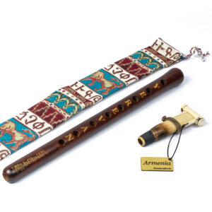Armenian Duduk SPECIAL EDITION - YEREVAN - handmade from ARMENIA with Playing Instruction - Oboe flute Balaban Woodwind Instrument Apricot Wood - Gift National case